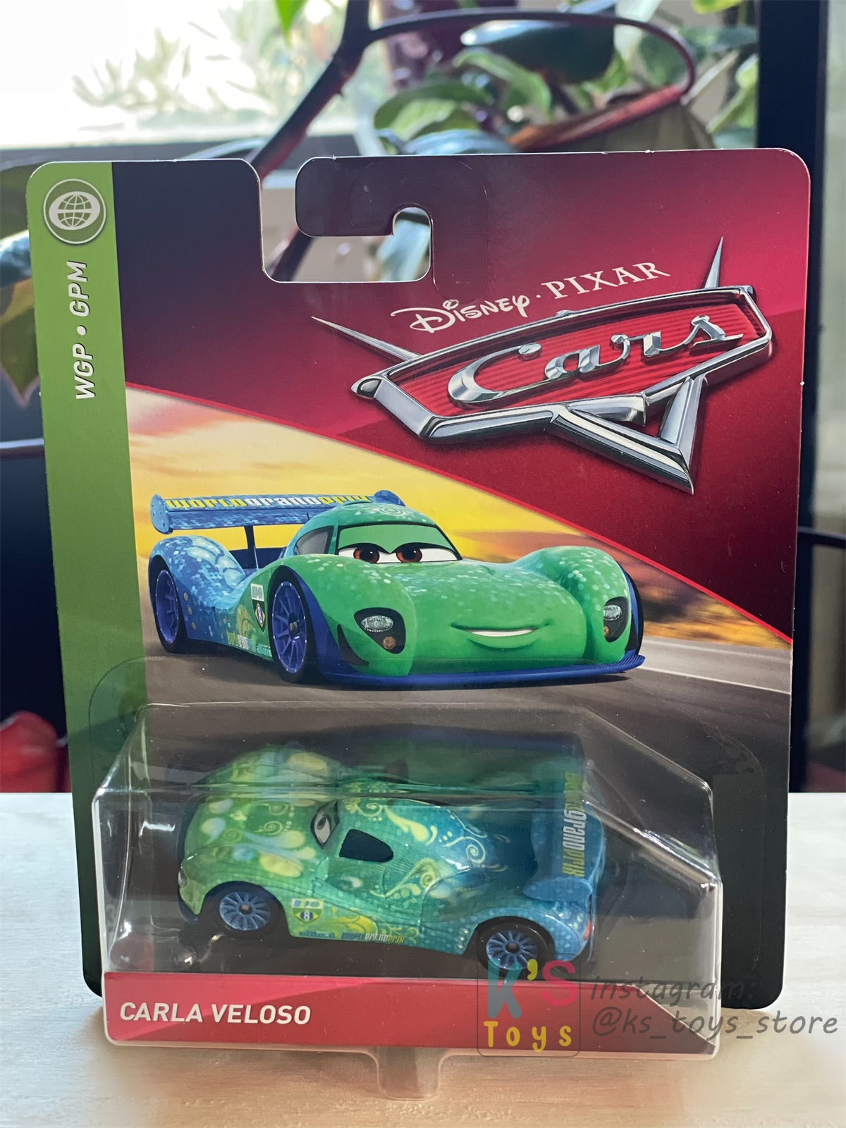 DISNEY PIXAR CARS BY MATTEL, CARLA VELOSO - WGP GPM SERIES - BNIP