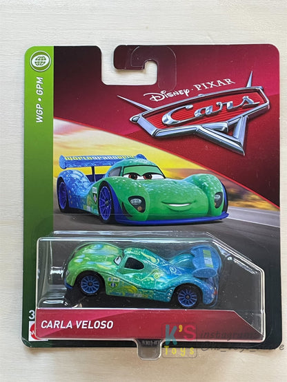 DISNEY PIXAR CARS BY MATTEL, CARLA VELOSO - WGP GPM SERIES - BNIP