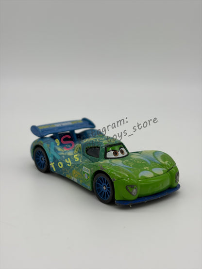 PRE-OWNED / LOOSE DISNEY PIXAR CARS - "CARLA VELOSO" CARS 2 SERIES - PLAYED IN GOOD CONDITION