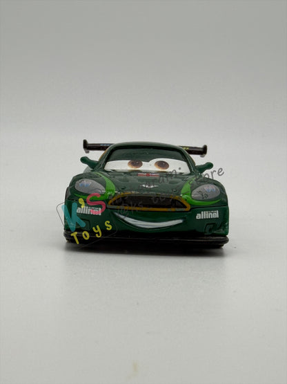 PRE-OWNED / LOOSE DISNEY PIXAR CARS BY MATTEL - "NIGEL GEARSLEY" - CARS 2 SERIES - GOOD CONDITION - READ DESCRIPTION!!!!!!!!!!!