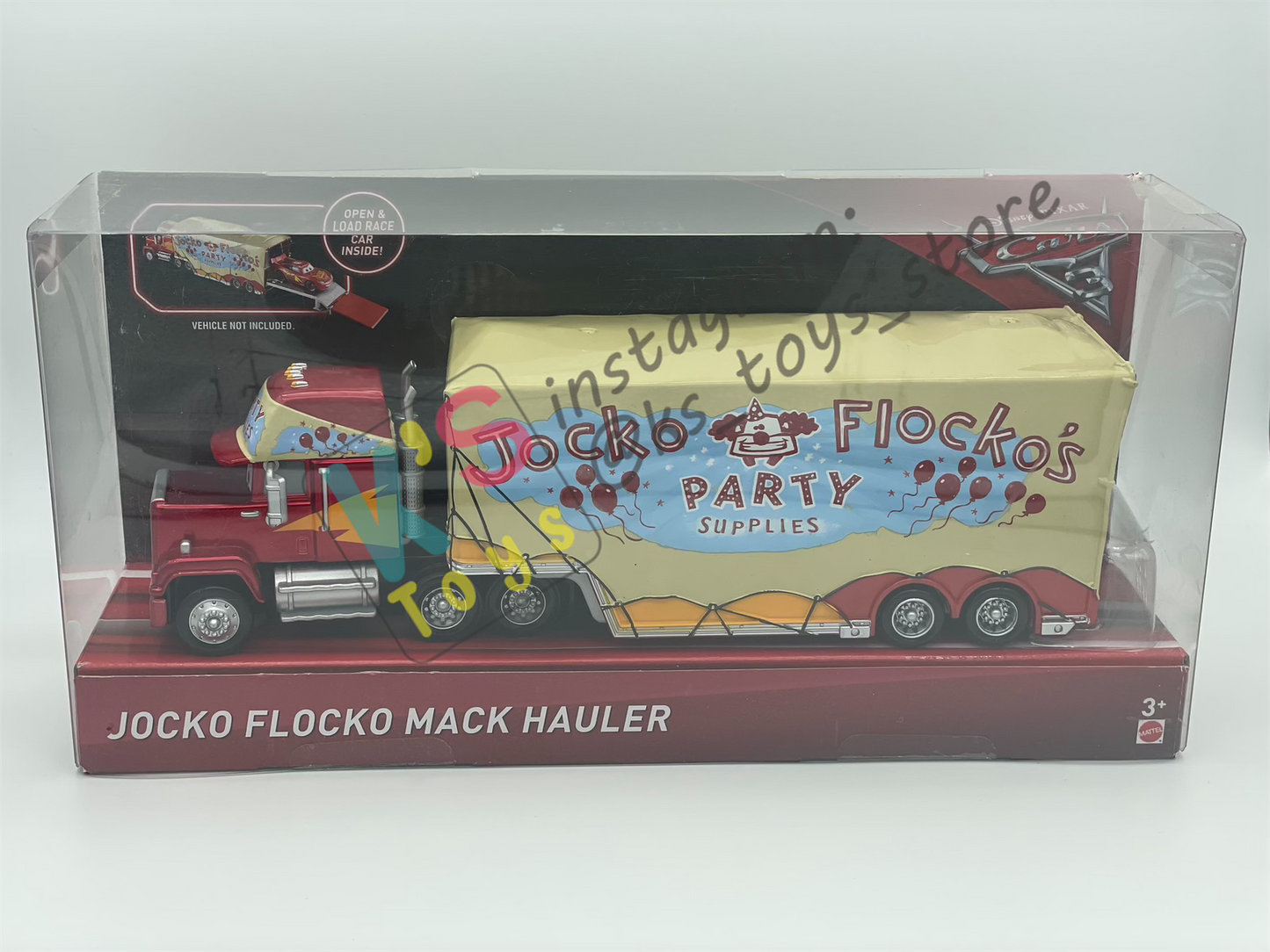 Hauler Disney Pixar Cars by Mattel, Mack Jocko Hauler - BNIP