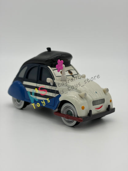 PRE-OWNED / LOOSE DISNEY PIXAR CARS 1:55 BY MATTEL - "LOUIS LARUE" CARS 2 PARIS TOUR SERIES - NEAR MINT CONDITION