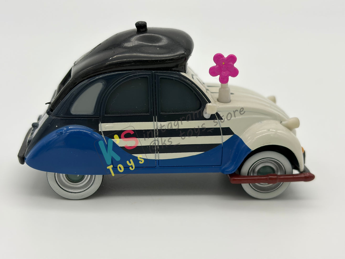 PRE-OWNED / LOOSE DISNEY PIXAR CARS 1:55 BY MATTEL - "LOUIS LARUE" CARS 2 PARIS TOUR SERIES - NEAR MINT CONDITION