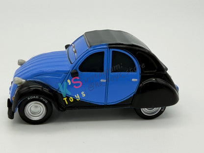 PRE-OWNED / LOOSE DISNEY PIXAR CARS 1:55 BY MATTEL - "JOHN" CARS 2 PARIS TOUR SERIES - NEAR MINT CONDITION