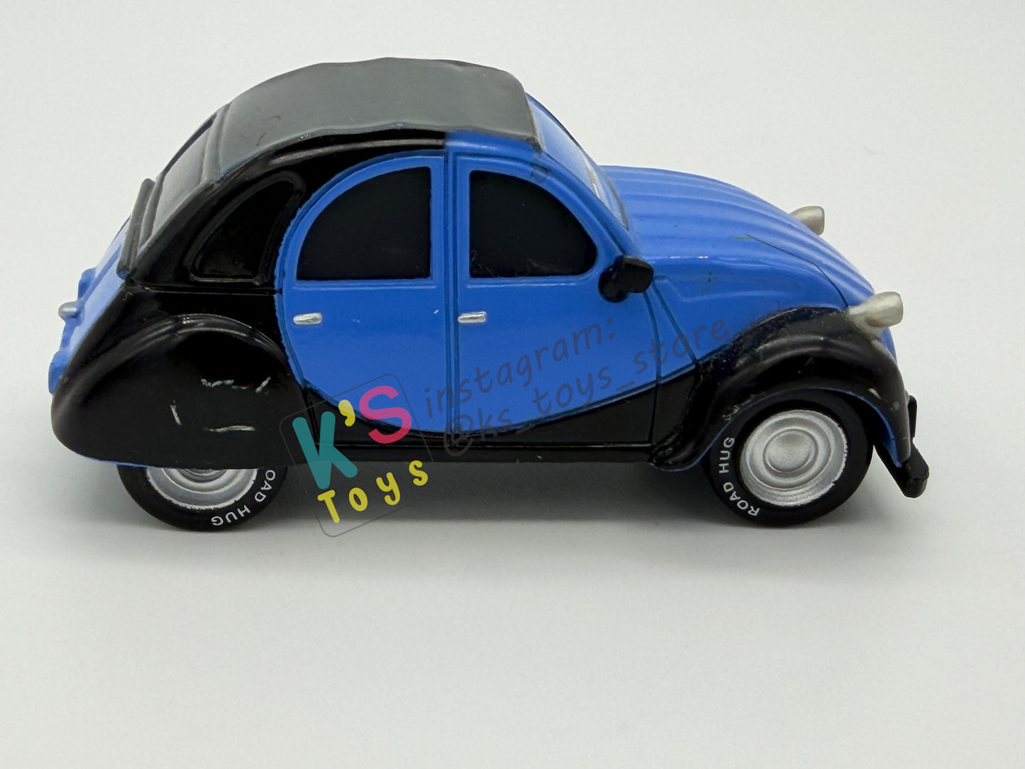 PRE-OWNED / LOOSE DISNEY PIXAR CARS 1:55 BY MATTEL - "JOHN" CARS 2 PARIS TOUR SERIES - NEAR MINT CONDITION