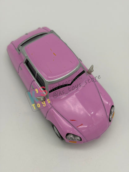 PRE-OWNED / LOOSE DISNEY PIXAR CARS 1:55 BY MATTEL - "NANCY" CARS 2 PARIS TOUR SERIES - NEAR MINT CONDITION