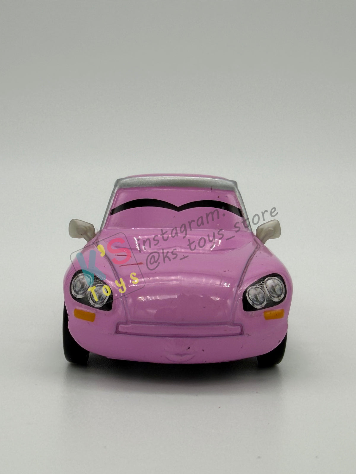 PRE-OWNED / LOOSE DISNEY PIXAR CARS 1:55 BY MATTEL - "NANCY" CARS 2 PARIS TOUR SERIES - NEAR MINT CONDITION