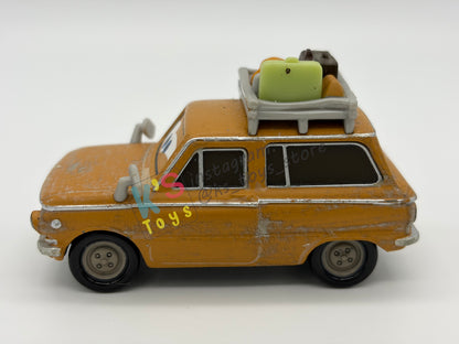 PRE-OWNED / LOOSE DISNEY PIXAR CARS 1:55 BY MATTEL - "LUBEWIG" CARS 2 PARIS TOUR SERIES - NEAR MINT CONDITION