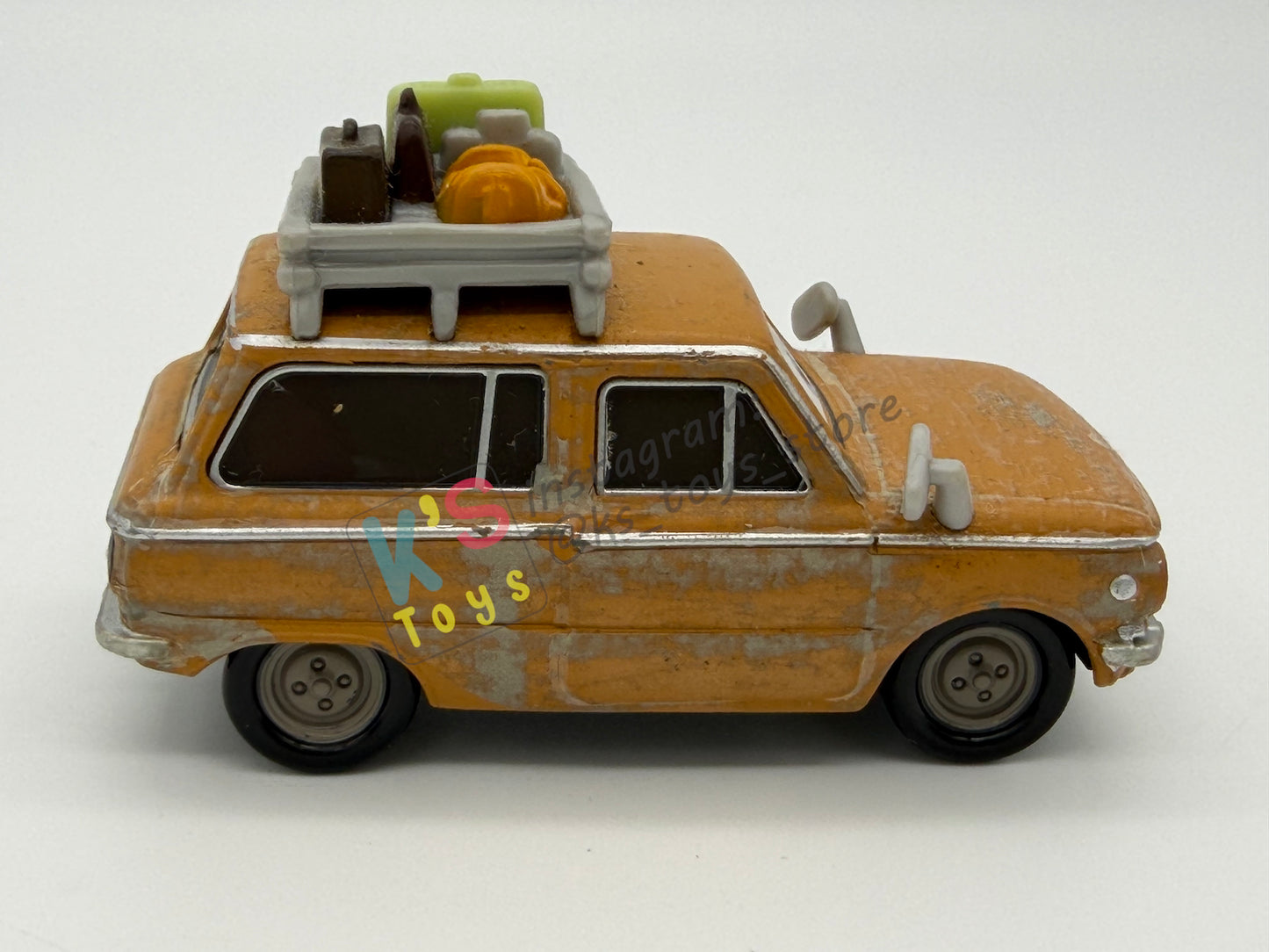 PRE-OWNED / LOOSE DISNEY PIXAR CARS 1:55 BY MATTEL - "LUBEWIG" CARS 2 PARIS TOUR SERIES - NEAR MINT CONDITION