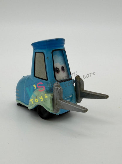 PRE-OWNED / LOOSE DISNEY PIXAR CARS 1:55 BY MATTEL - "GUIDO LENTICULAR EYES V 2" LENTICULAR EYES SERIES - NEAR MINT CONDITION
