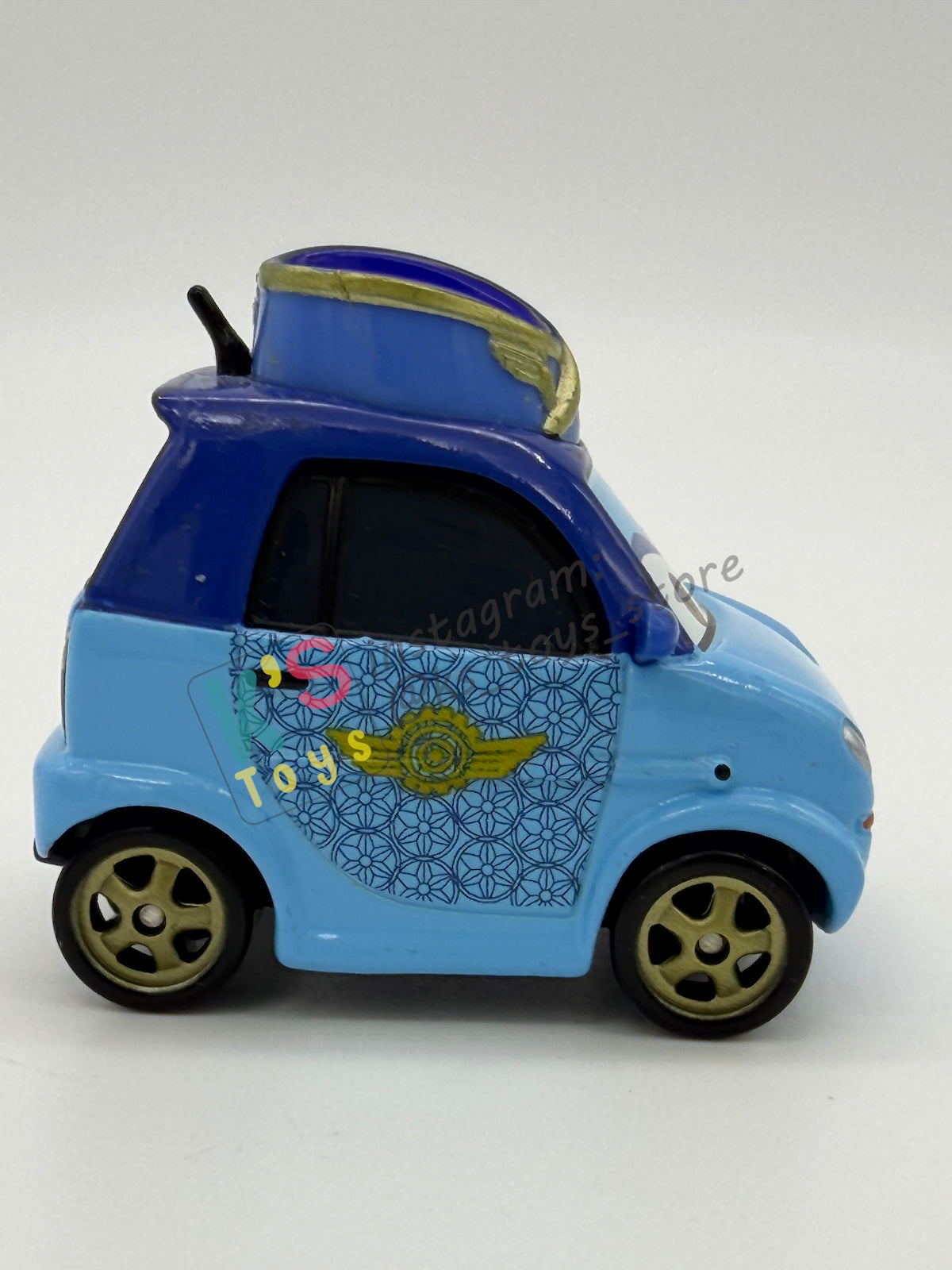 PRE-OWNED / LOOSE DISNEY PIXAR CARS 1:55 BY MATTEL - "RUKA" CARS 2 AIRPORT ADVENTURE SERIES - NEAR MINT CONDITION