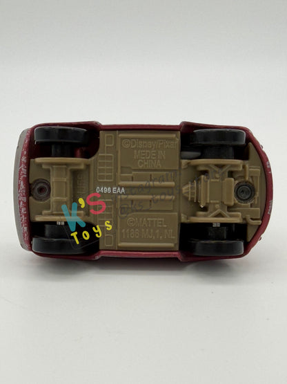PRE-OWNED / LOOSE DISNEY PIXAR CARS 1:55 BY MATTEL - "JUSTIN PARTSON" CARS 2 PARIS PARTS MARKET SERIES - NEAR MINT CONDITION