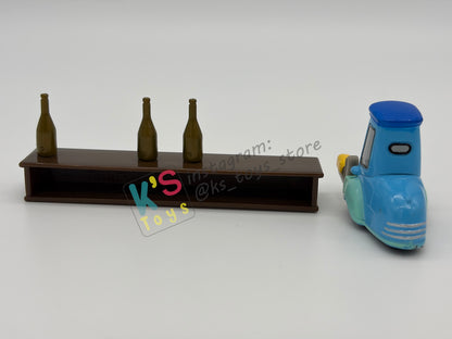 PRE-OWNED / LOOSE DISNEY PIXAR CARS 1:55 BY MATTEL - "WHEEL WELL GUIDO" CARS 2 MEL DORADO SHOW SERIES - NEAR MINT CONDITION (Copy)
