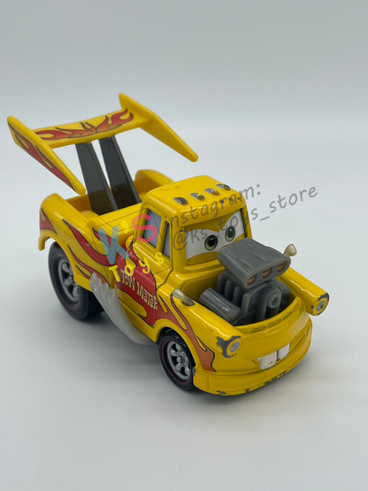 PRE-OWNED / LOOSE DISNEY PIXAR CARS BY MATTEL - "FUNNY MATER" - CARS 2 SERIES - PLAYED WITH GOOD CONDITION - READ DESCRIPTION!!!!!!!!!!!