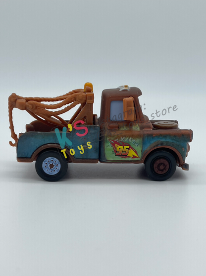 PRE-OWNED / LOOSE DISNEY PIXAR CARS BY MATTEL - "RACE TEAM MATER" - CARS 2 SERIES - PLAYED WITH GOOD CONDITION - READ DESCRIPTION!!!!!!!!!!!