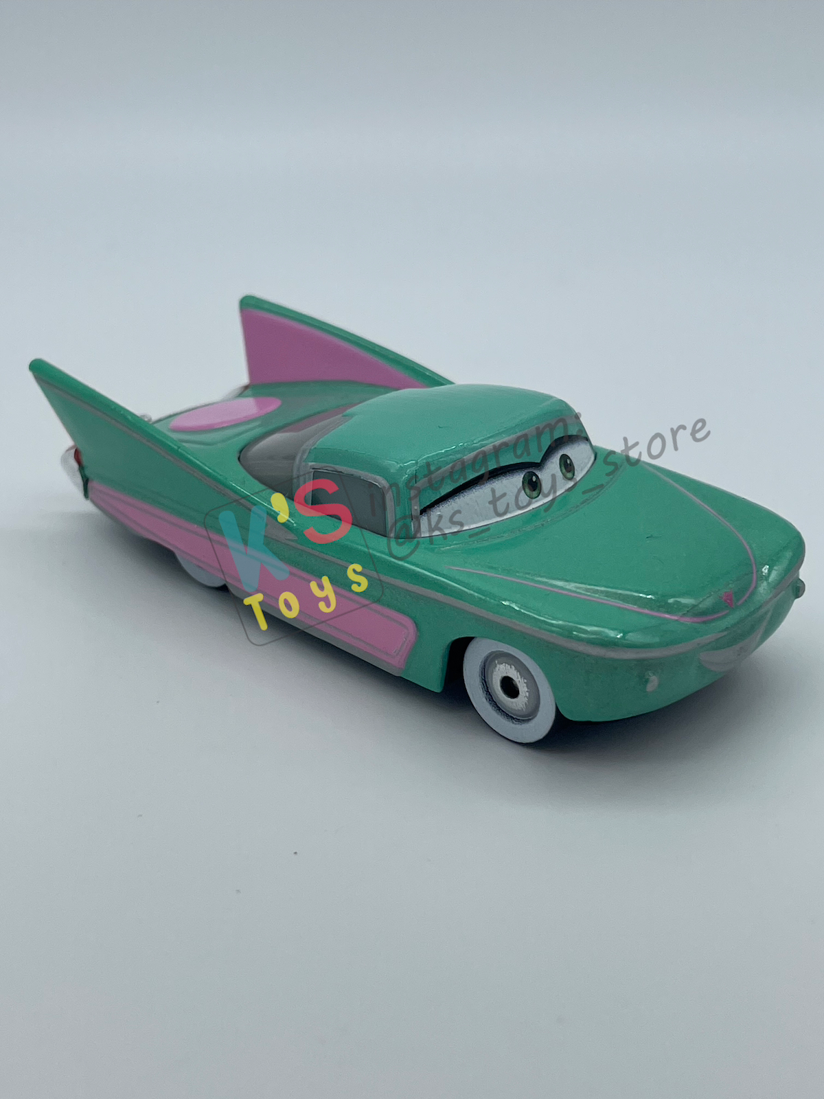 PRE-OWNED / LOOSE DISNEY PIXAR CARS 1:55 BY MATTEL - "EASTER LIGHTNING MCQUEEN (VARIANT)" EASTER SERIES - NEAR MINT CONDITION