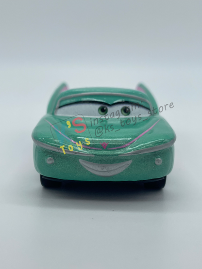 PRE-OWNED / LOOSE DISNEY PIXAR CARS 1:55 BY MATTEL - "EASTER LIGHTNING MCQUEEN (VARIANT)" EASTER SERIES - NEAR MINT CONDITION