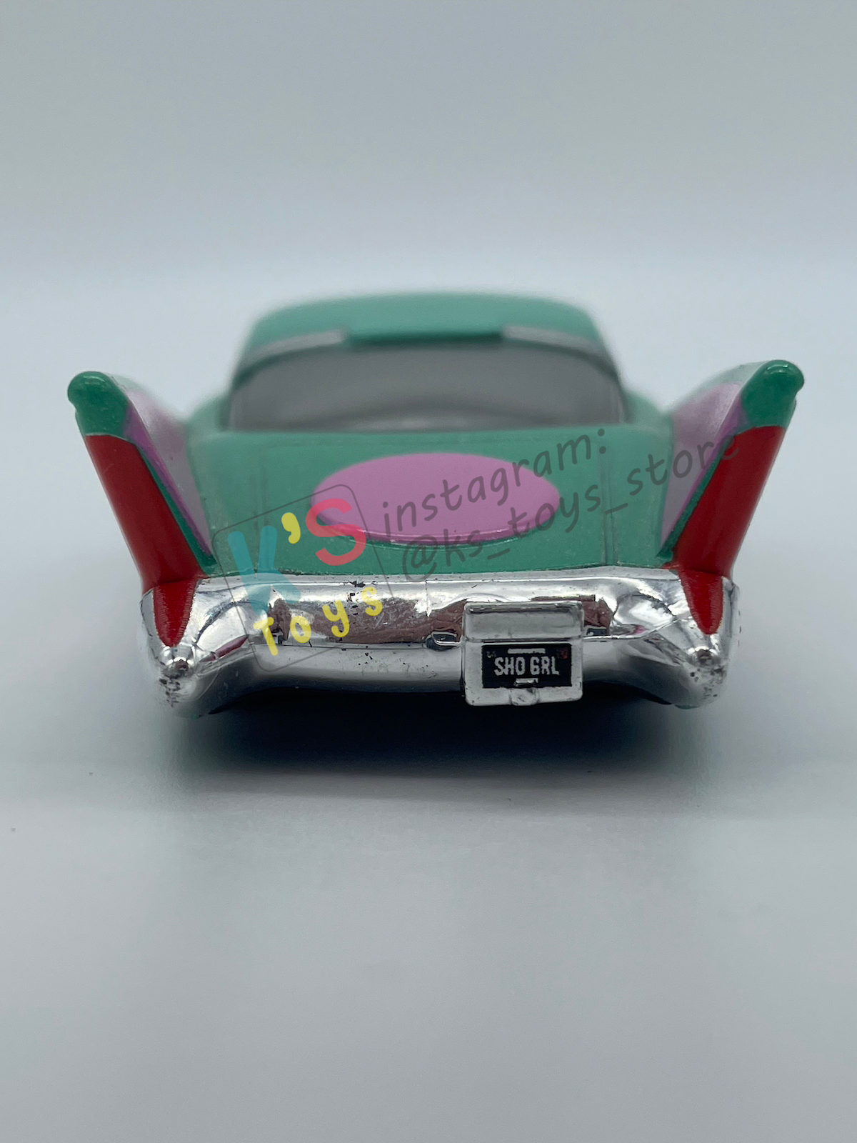 PRE-OWNED / LOOSE DISNEY PIXAR CARS 1:55 BY MATTEL - "EASTER LIGHTNING MCQUEEN (VARIANT)" EASTER SERIES - NEAR MINT CONDITION
