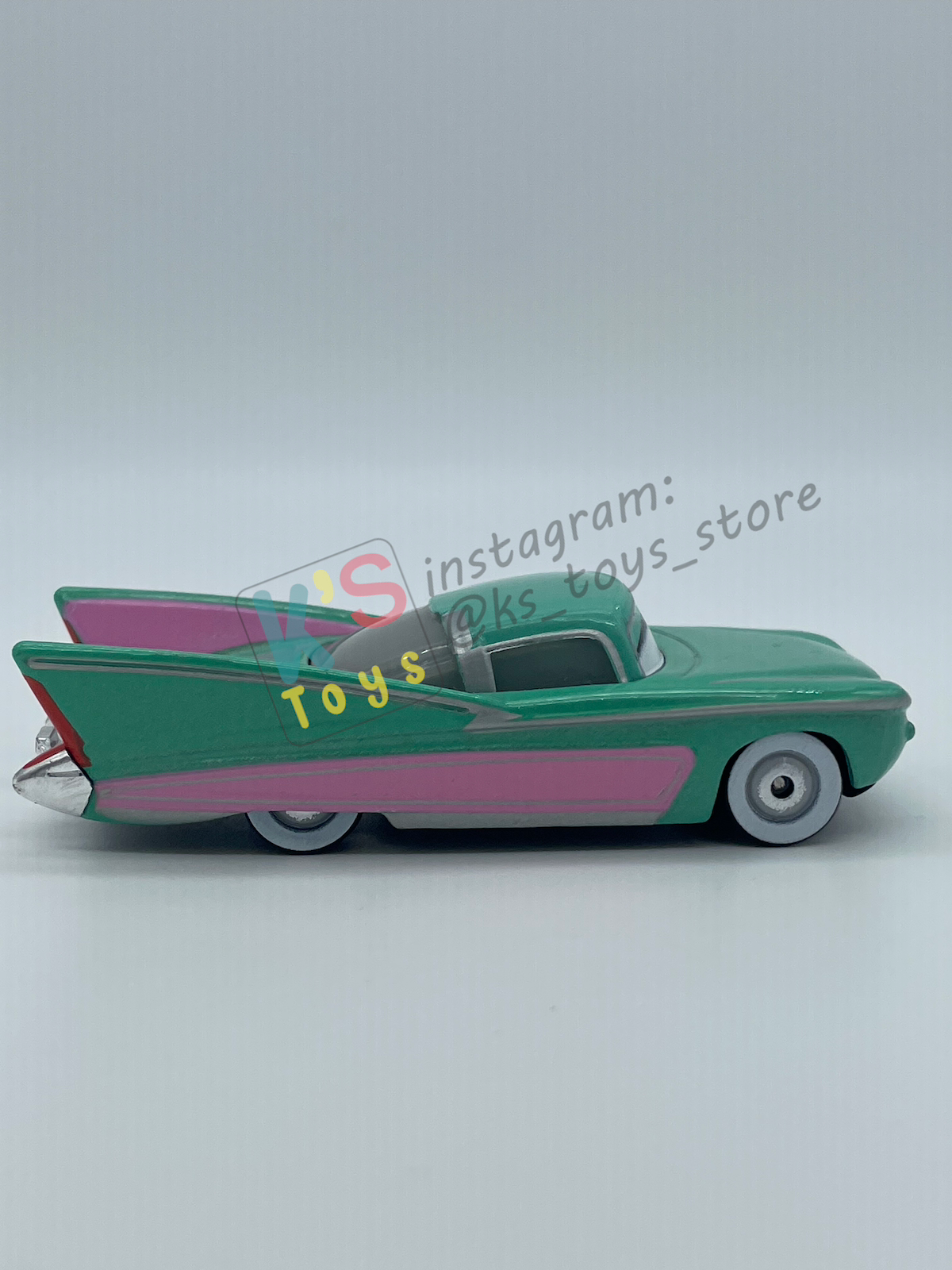 PRE-OWNED / LOOSE DISNEY PIXAR CARS 1:55 BY MATTEL - "EASTER LIGHTNING MCQUEEN (VARIANT)" EASTER SERIES - NEAR MINT CONDITION