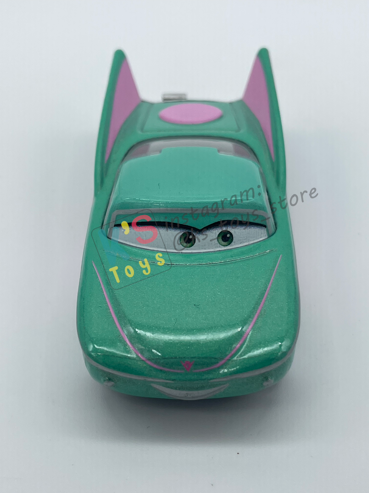 PRE-OWNED / LOOSE DISNEY PIXAR CARS 1:55 BY MATTEL - "EASTER LIGHTNING MCQUEEN (VARIANT)" EASTER SERIES - NEAR MINT CONDITION