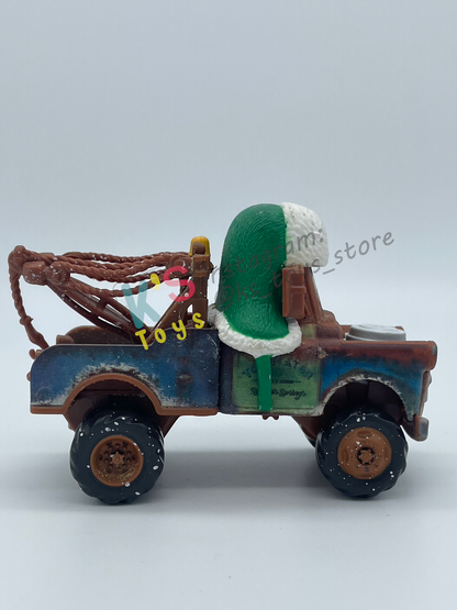 PRE-OWNED / LOOSE DISNEY PIXAR CARS BY MATTEL - "WHEE-HOO MATER" - WINTER / CHRISTMAS SERIES SERIES - PLAYED WITH GOOD CONDITION - READ DESCRIPTION!!!!!!!!!!!