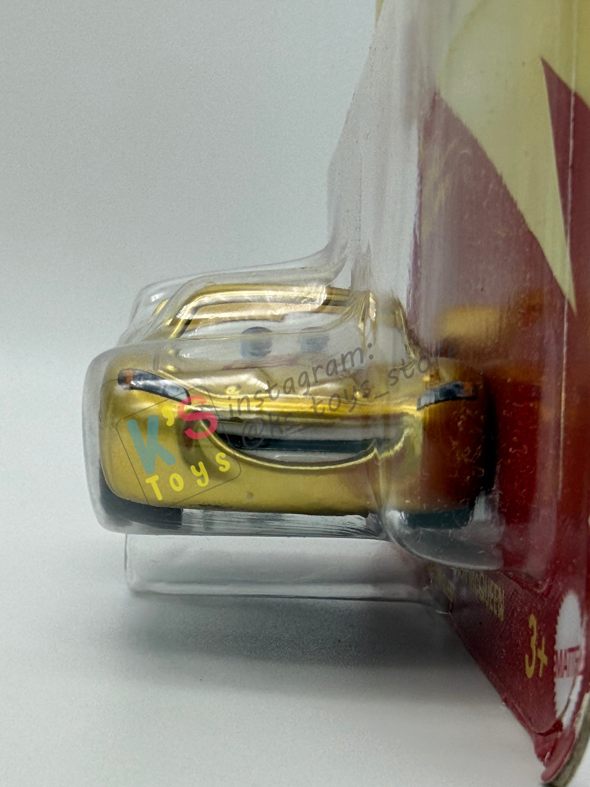 SPECIAL EDITION DISNEY PIXAR CARS BY MATTEL 1:55, "20TH ANNIVERSARY GOLDEN ANNIVERSARY LIGHTNING MCQUEEN" - 2026 PROMO 20TH ANNIVERSARY SERIES - BNIP