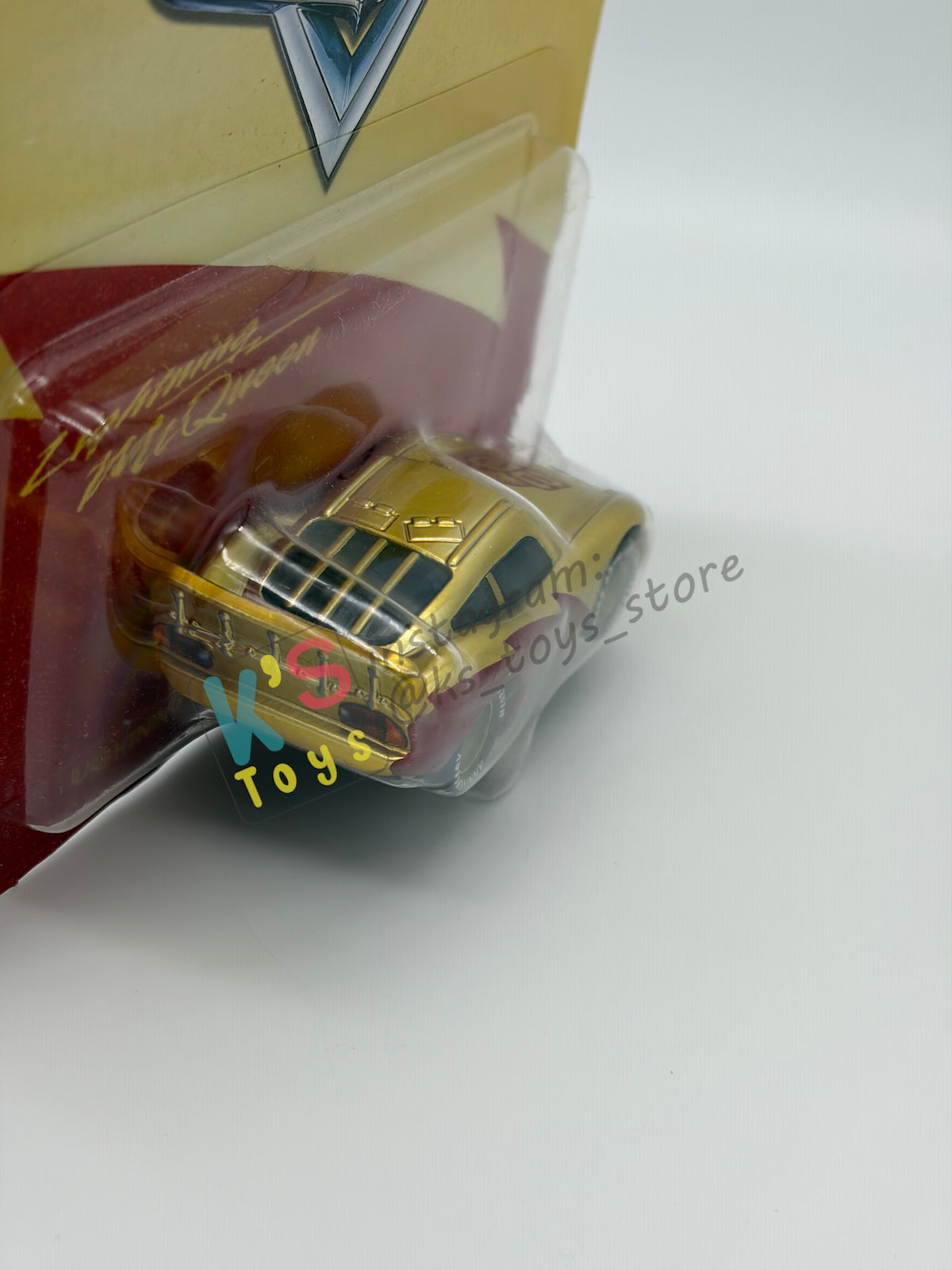 SPECIAL EDITION DISNEY PIXAR CARS BY MATTEL 1:55, "20TH ANNIVERSARY GOLDEN ANNIVERSARY LIGHTNING MCQUEEN" - 2026 PROMO 20TH ANNIVERSARY SERIES - BNIP