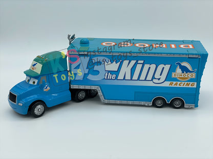 PRE-OWNED / LOOSE HAULER DISNEY PIXAR CARS BY MATTEL, GRAY HAULER / DINOCO HAULER,  IN GOOD CONDITION - PLEASE READ DESCRIPTION!!!!!!!!!!