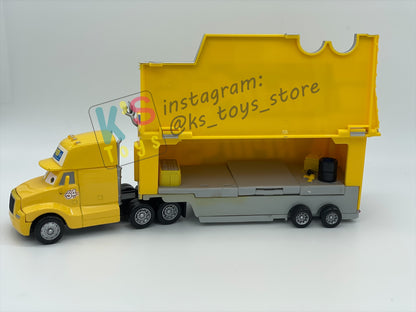 PRE-OWNED / LOOSE HAULER DISNEY PIXAR CARS BY MATTEL, RPM HAULER,  IN NEAR MINT CONDITION - PLEASE READ DESCRIPTION!!!!!!!!!!