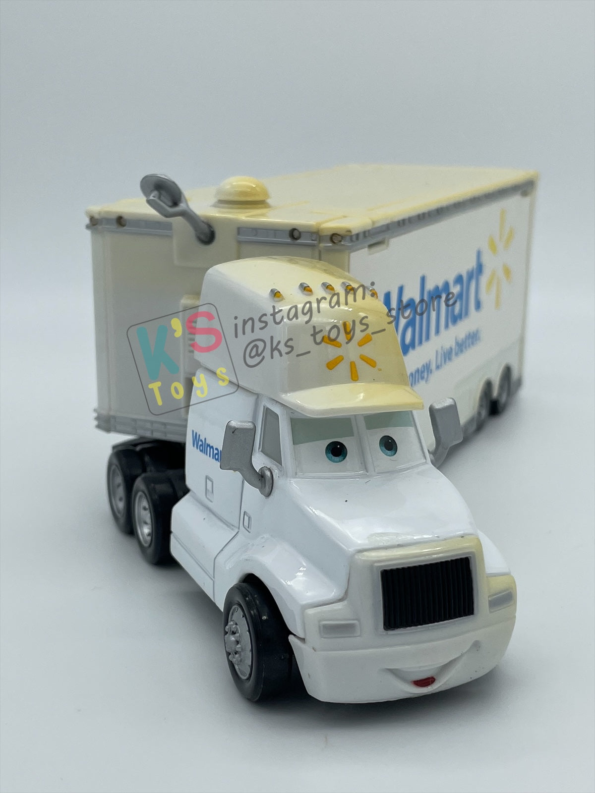 PRE-OWNED / LOOSE HAULER DISNEY PIXAR CARS BY MATTEL, WALLY THE WALLMART HAULER,  IN GOOD CONDITION - PLEASE READ DESCRIPTION!!!!!!!!!!
