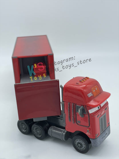 PRE-OWNED / LOOSE HAULER DISNEY PIXAR CARS BY MATTEL, PETERBILL / JERRY RECYCLED BATTERIES HAULER,  IN NEAR MINT CONDITION - PLEASE READ DESCRIPTION!!!!!!!!!!