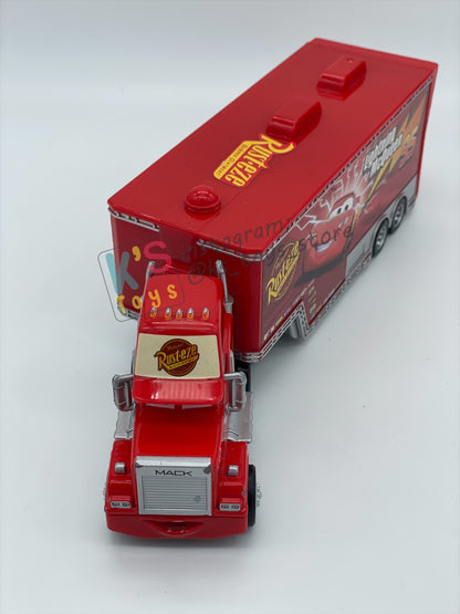 PRE-OWNED / LOOSE HAULER DISNEY PIXAR CARS BY MATTEL, MACK HAULER,  IN NEAR MINT CONDITION - PLEASE READ DESCRIPTION!!!!!!!!!!