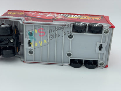 PRE-OWNED / LOOSE HAULER DISNEY PIXAR CARS BY MATTEL, MACK HAULER,  IN NEAR MINT CONDITION - PLEASE READ DESCRIPTION!!!!!!!!!!