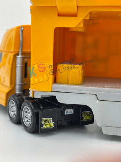 PRE-OWNED / LOOSE HAULER DISNEY PIXAR CARS BY MATTEL, MANNY / OCTANE GAIN HAULER,  IN NEAR MINT CONDITION - PLEASE READ DESCRIPTION!!!!!!!!!!