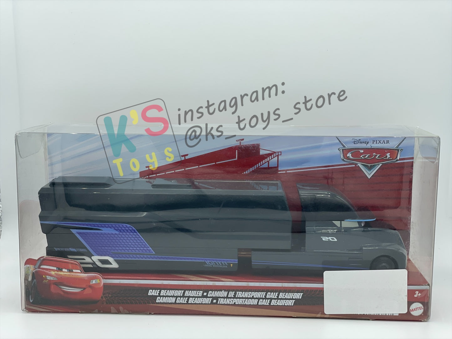 Hauler Disney Pixar Cars by Mattel, "GALE BEAUFORT HAULER" 2022 RE-RELEASED - BNIP