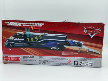 Hauler Disney Pixar Cars by Mattel, "GALE BEAUFORT HAULER" 2022 RE-RELEASED - BNIP