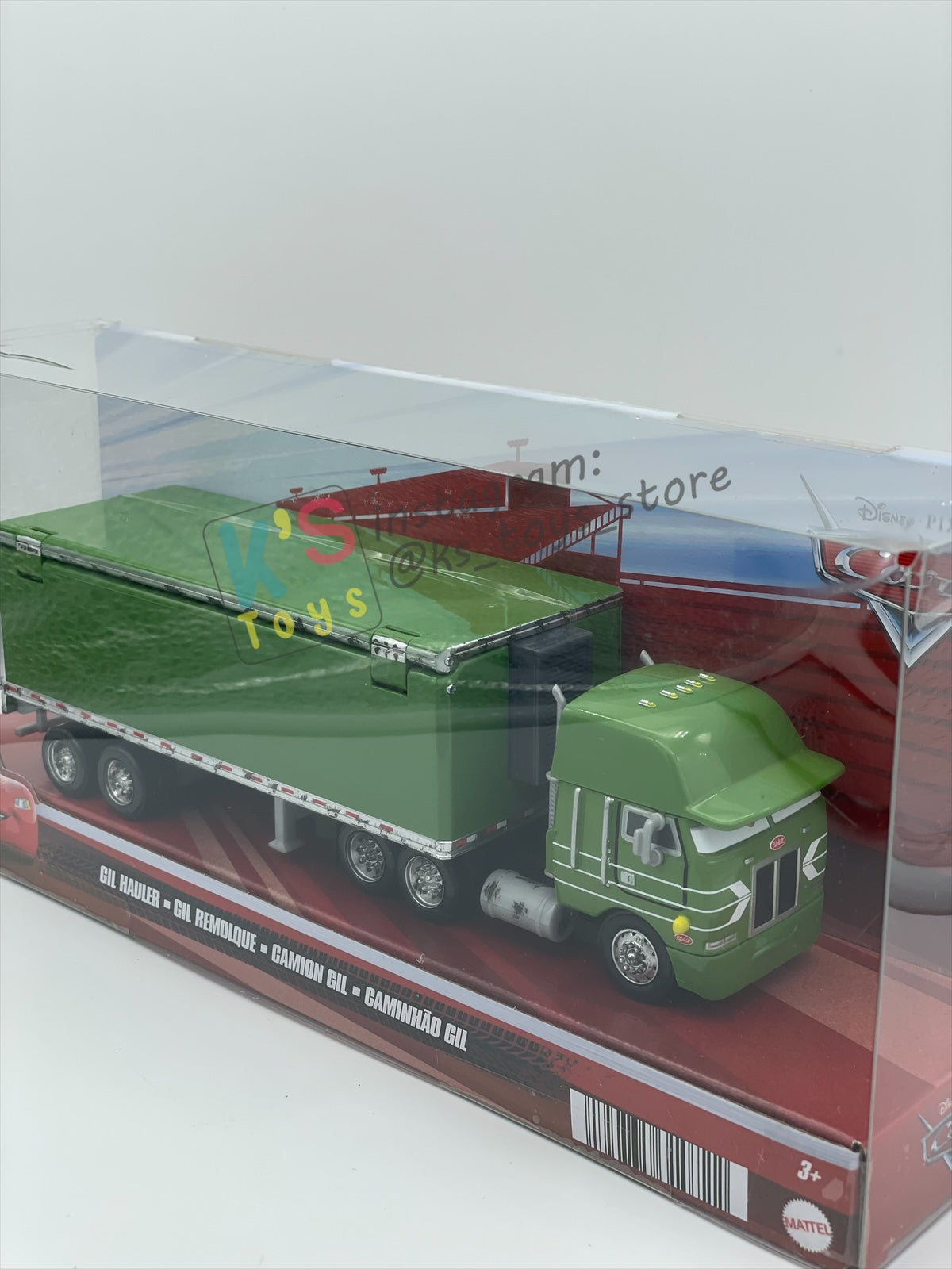HAULER DISNEY PIXAR CARS BY MATTEL, GIL - 2025 RE-RELEASED - BNIP, CRACKED ON THE BLISTER