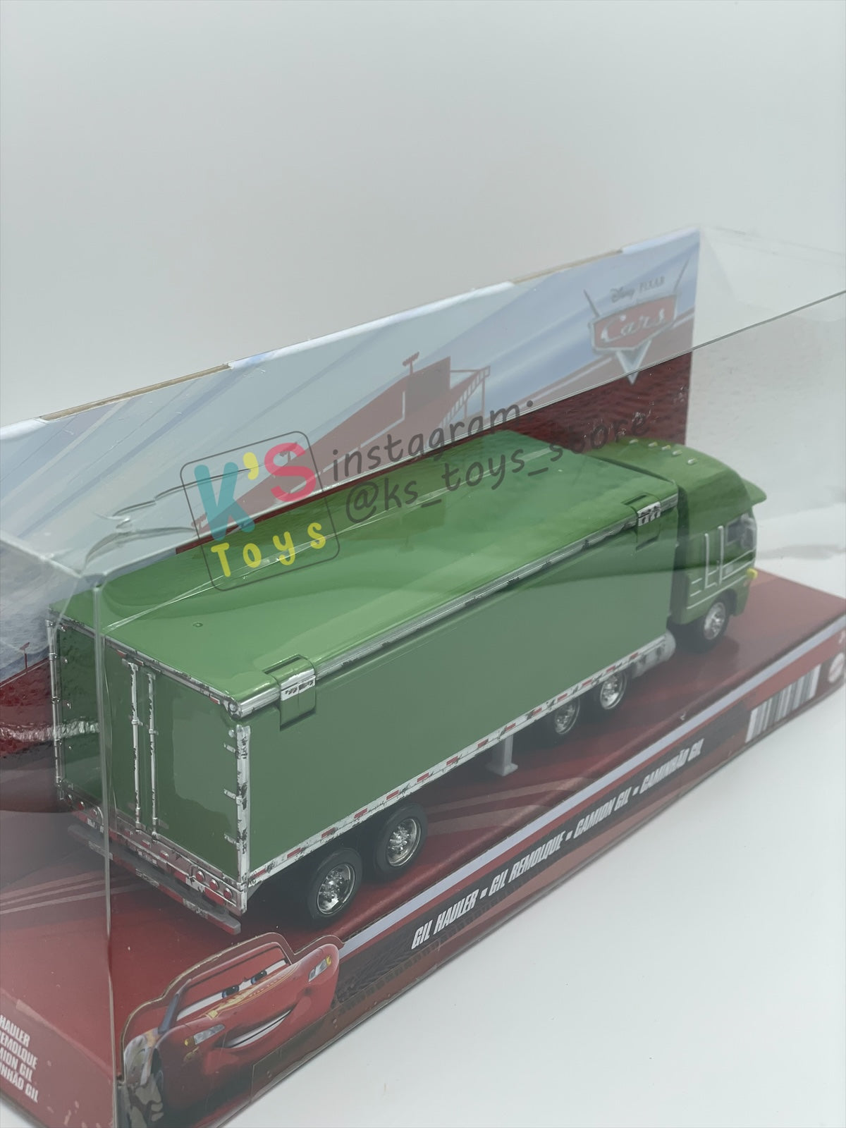 HAULER DISNEY PIXAR CARS BY MATTEL, GIL - 2025 RE-RELEASED - BNIP, CRACKED ON THE BLISTER