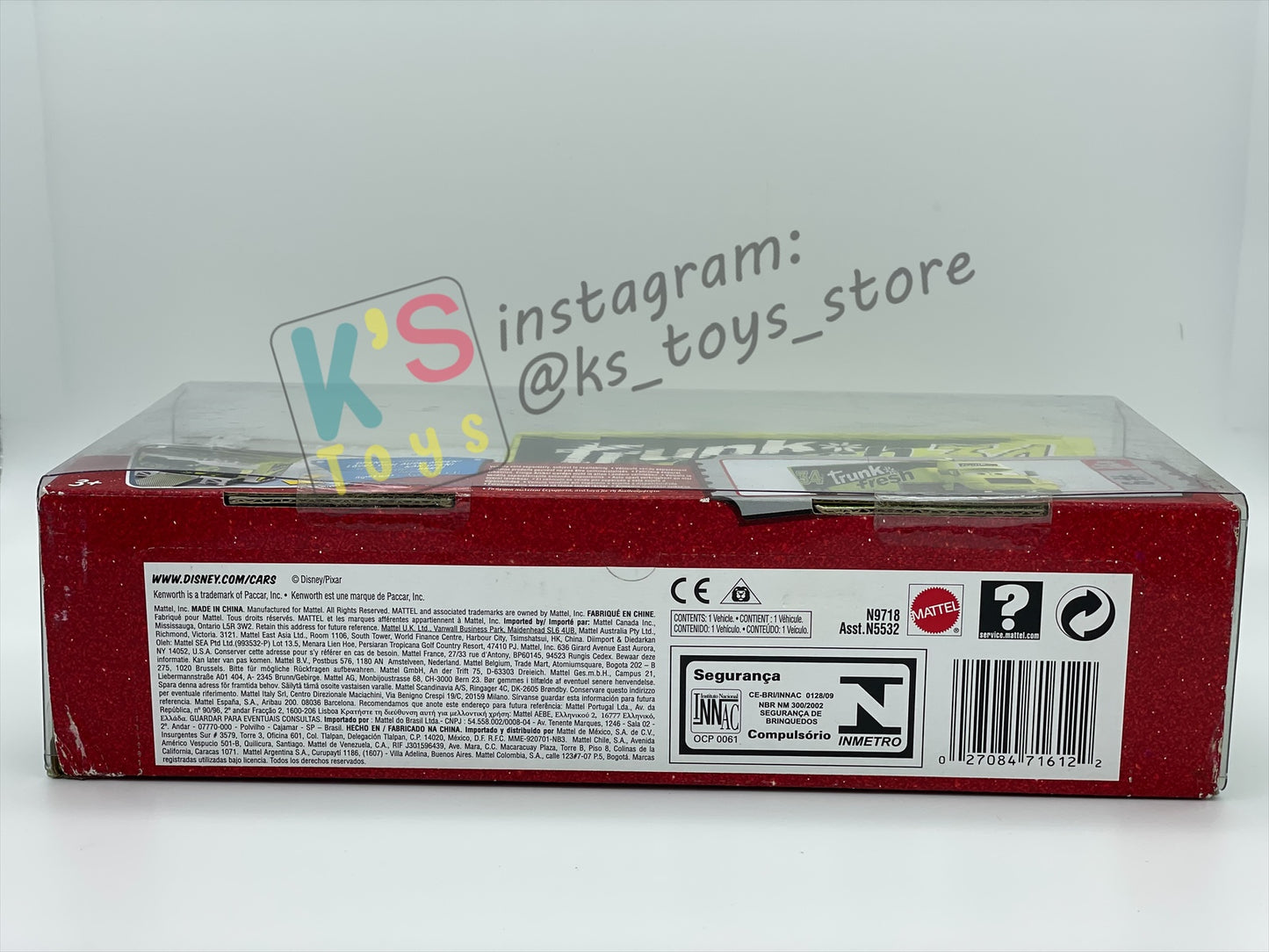 Hauler Disney Pixar Cars by Mattel, Trunk Fresh Hauler 34 - BNIP