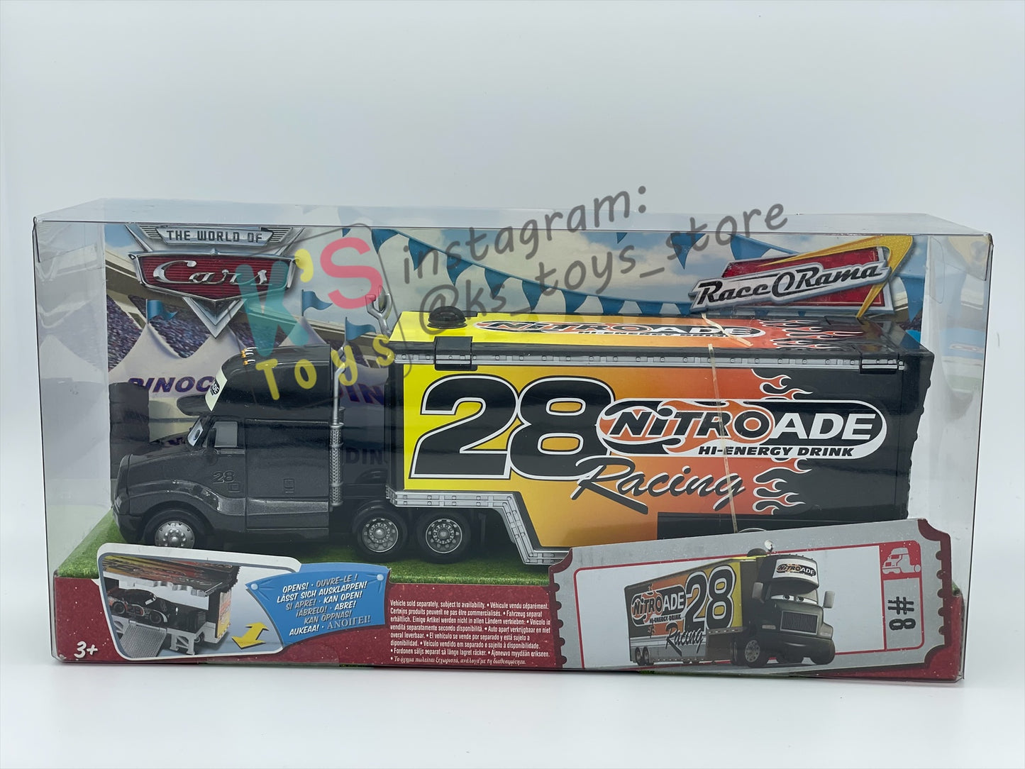 Hauler Disney Pixar Cars by Mattel - Nitroade Hauler 28 - BNIP