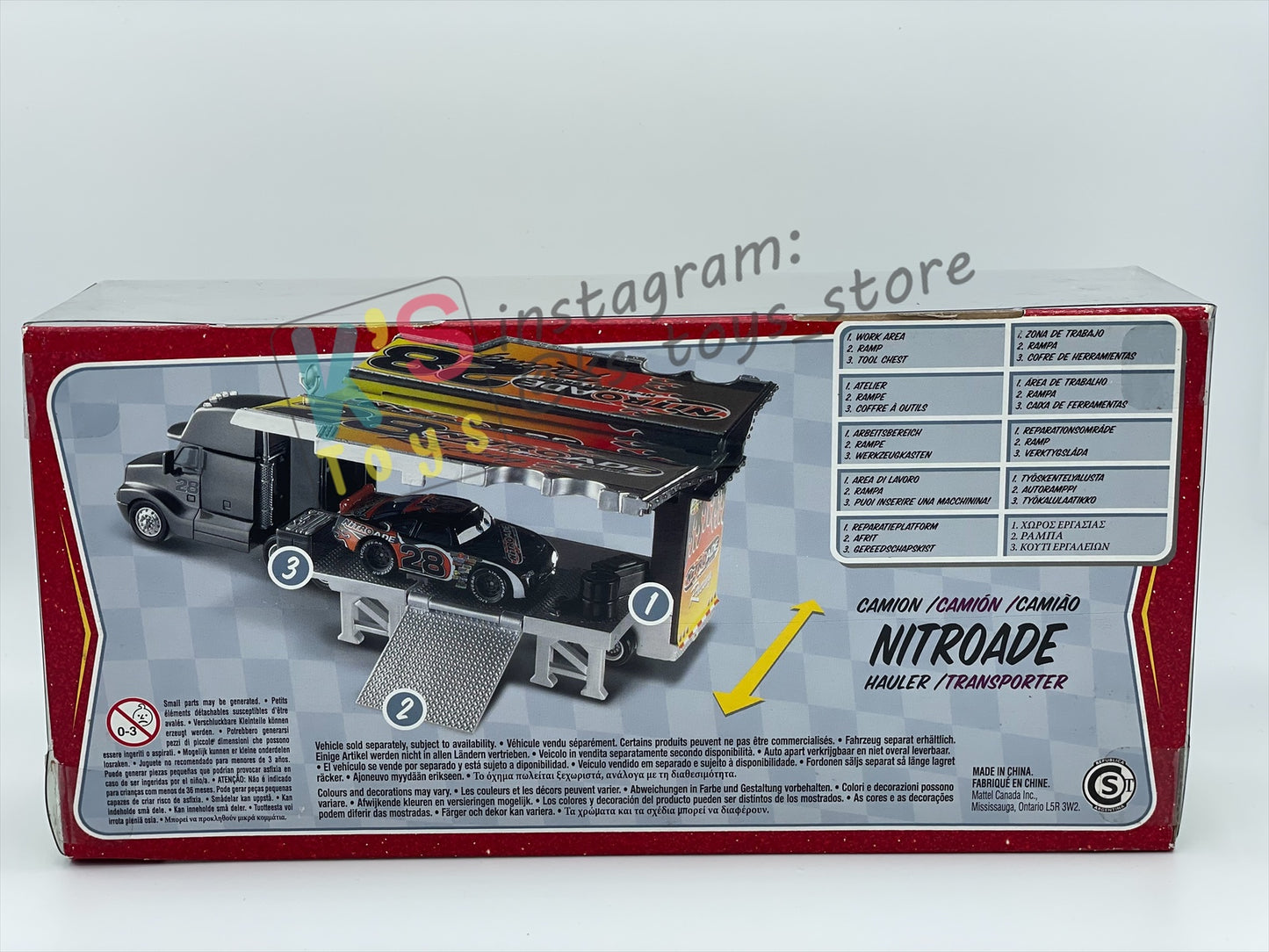 Hauler Disney Pixar Cars by Mattel - Nitroade Hauler 28 - BNIP