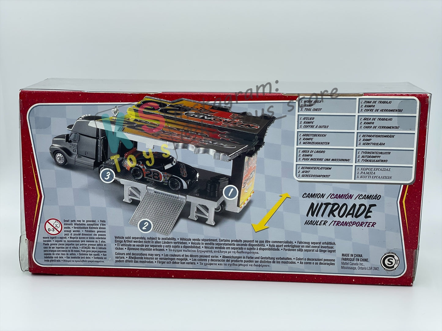 Hauler Disney Pixar Cars by Mattel - Nitroade Hauler 28 - BNIP