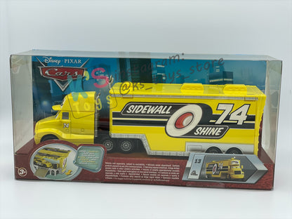 Hauler Disney PixarCars by Mattel, Sidewall Shine Hauler 74 - BNIP