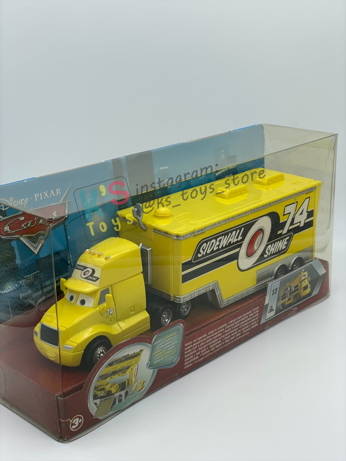 Hauler Disney PixarCars by Mattel, Sidewall Shine Hauler 74 - BNIP