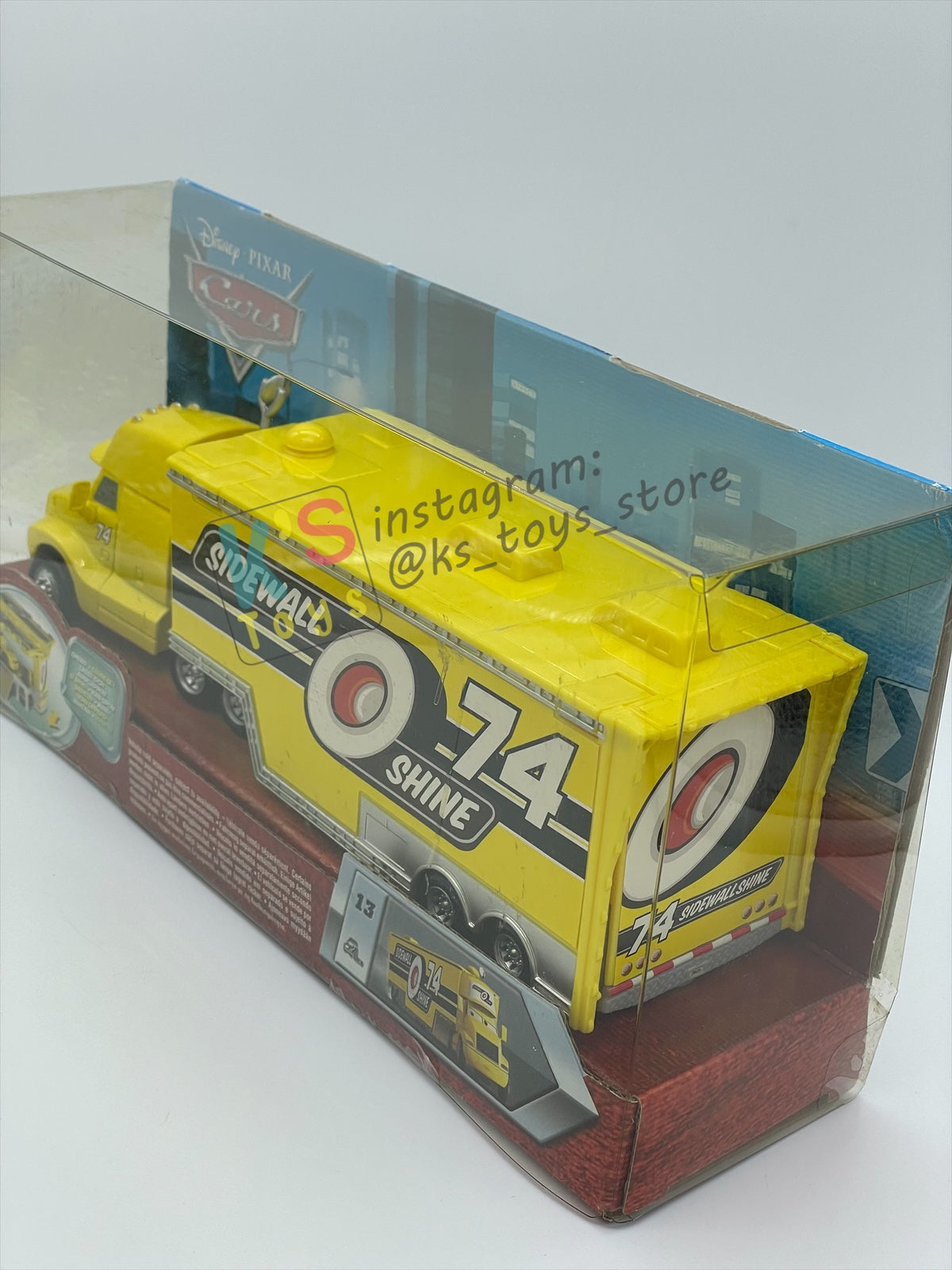 Hauler Disney PixarCars by Mattel, Sidewall Shine Hauler 74 - BNIP