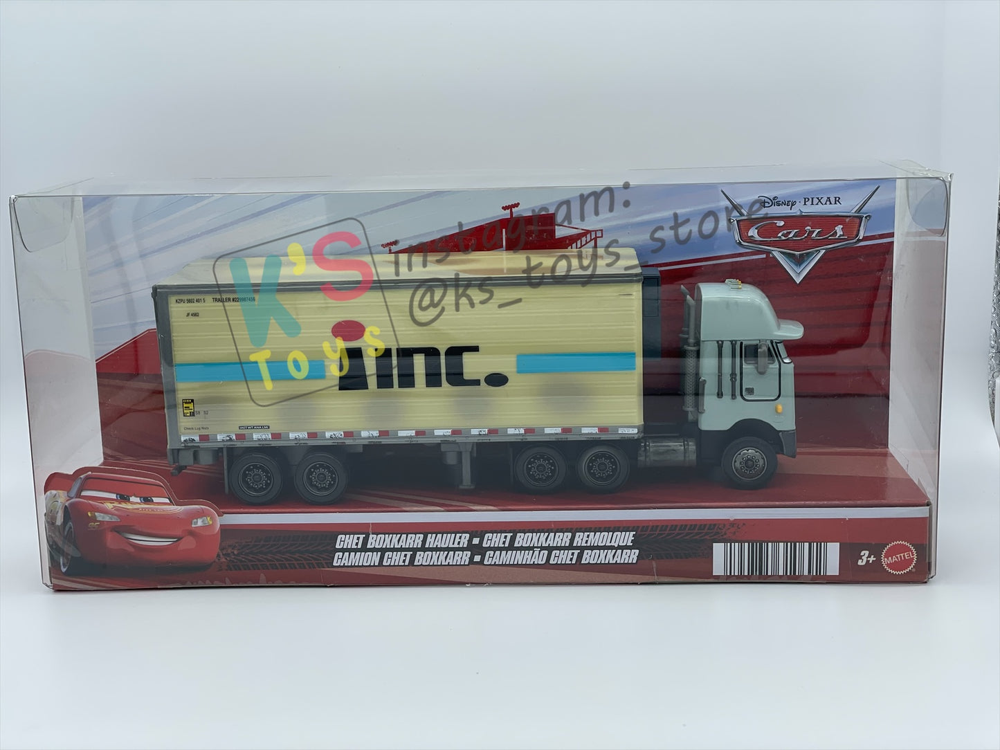 HAULER DISNEY PIXAR CARS BY MATTEL, CHET BOXKARR - 2025 RE-RELEASED - BNIP
