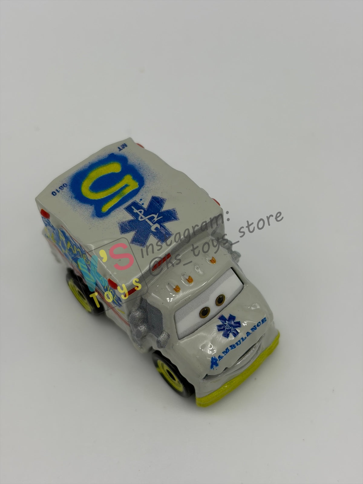 Loose Mini Racers Pixar Disney Cars, DR DAMAGE - in MINT/NEAR MINT Condition