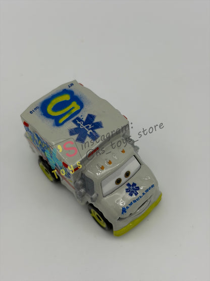 Loose Mini Racers Pixar Disney Cars, DR DAMAGE - in MINT/NEAR MINT Condition