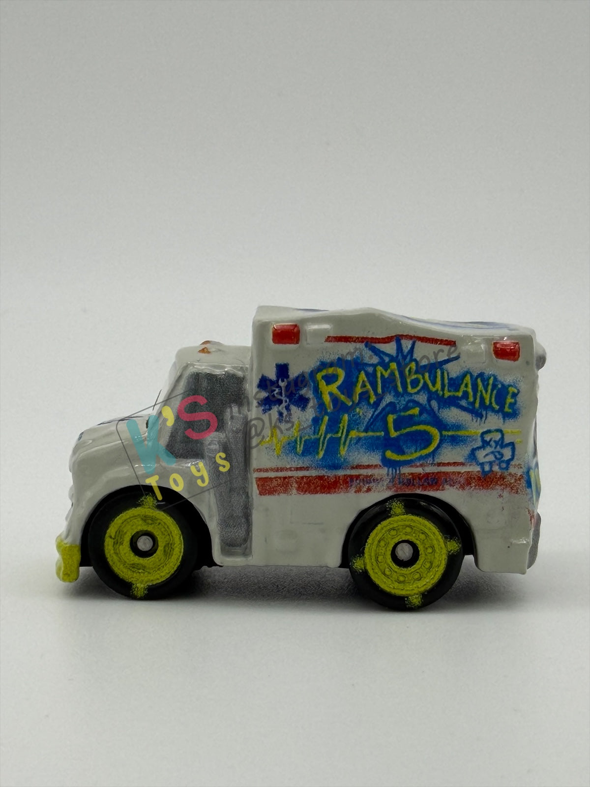 Loose Mini Racers Pixar Disney Cars, DR DAMAGE - in MINT/NEAR MINT Condition
