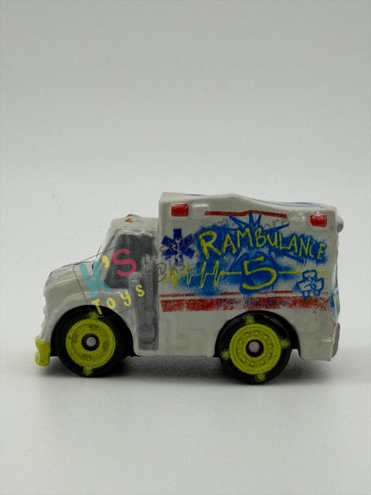 Loose Mini Racers Pixar Disney Cars, DR DAMAGE - in MINT/NEAR MINT Condition
